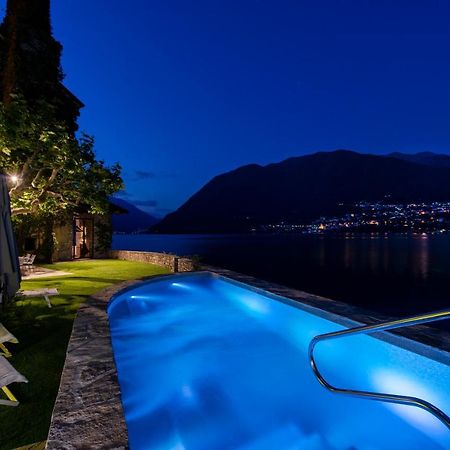 Villa La Filanda -Pieds Dans L'Eau On Lake Como- Brienno Extérieur photo