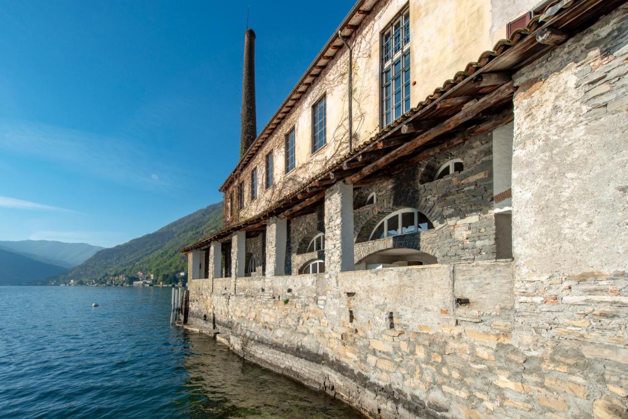 Villa La Filanda -Pieds Dans L'Eau On Lake Como- Brienno Extérieur photo