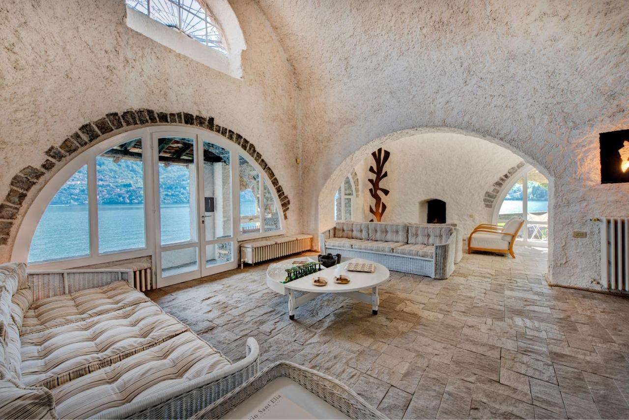 Villa La Filanda -Pieds Dans L'Eau On Lake Como- Brienno Extérieur photo