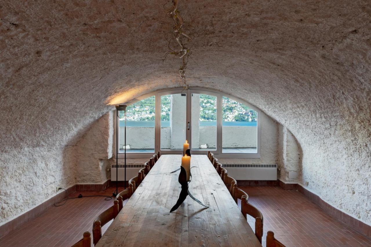 Villa La Filanda -Pieds Dans L'Eau On Lake Como- Brienno Extérieur photo