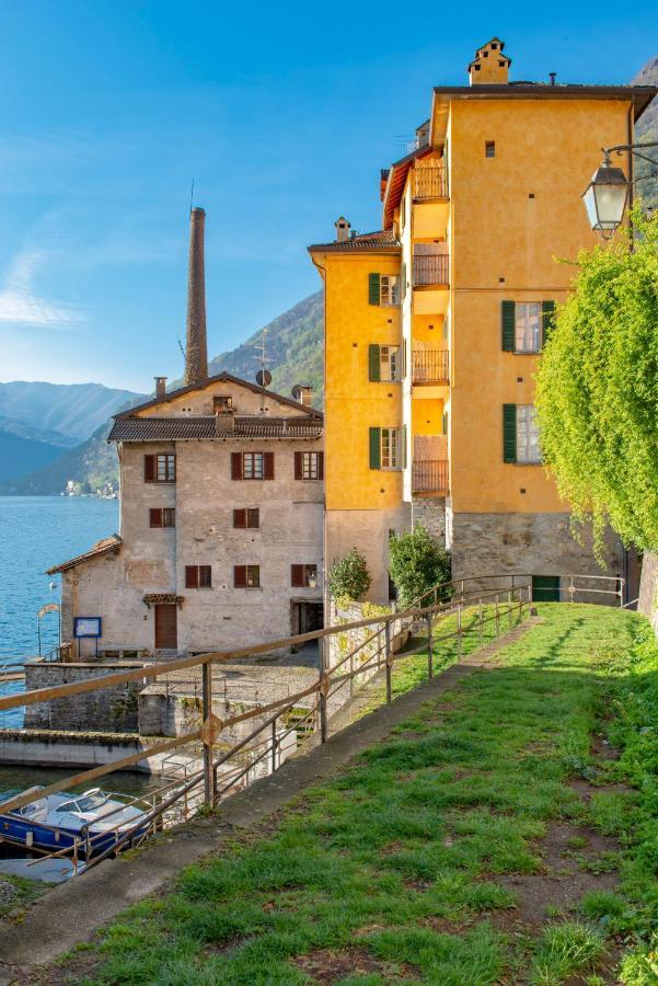 Villa La Filanda -Pieds Dans L'Eau On Lake Como- Brienno Extérieur photo