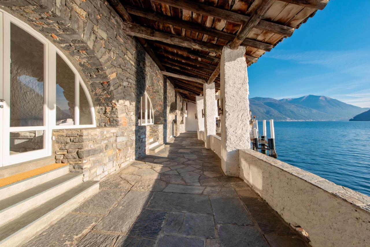 Villa La Filanda -Pieds Dans L'Eau On Lake Como- Brienno Extérieur photo
