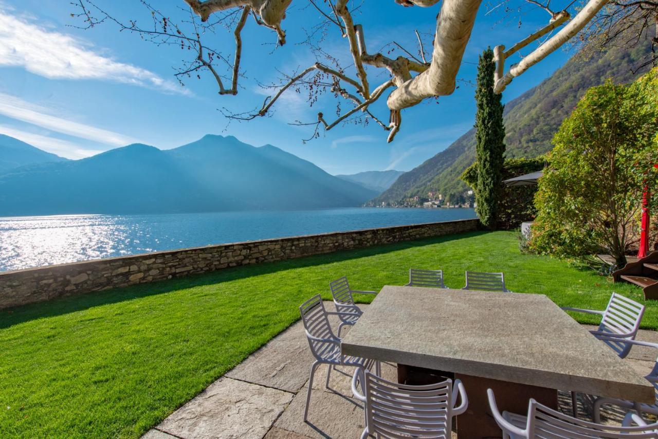 Villa La Filanda -Pieds Dans L'Eau On Lake Como- Brienno Extérieur photo