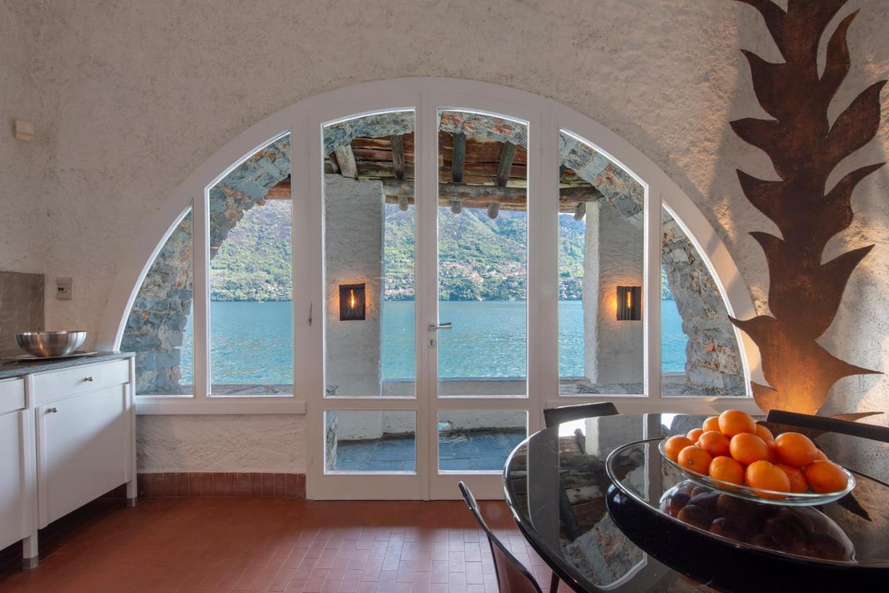 Villa La Filanda -Pieds Dans L'Eau On Lake Como- Brienno Extérieur photo