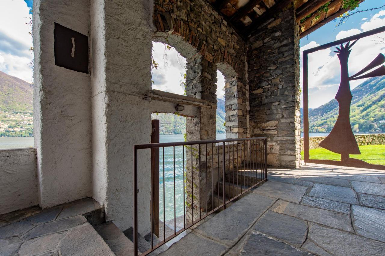 Villa La Filanda -Pieds Dans L'Eau On Lake Como- Brienno Extérieur photo