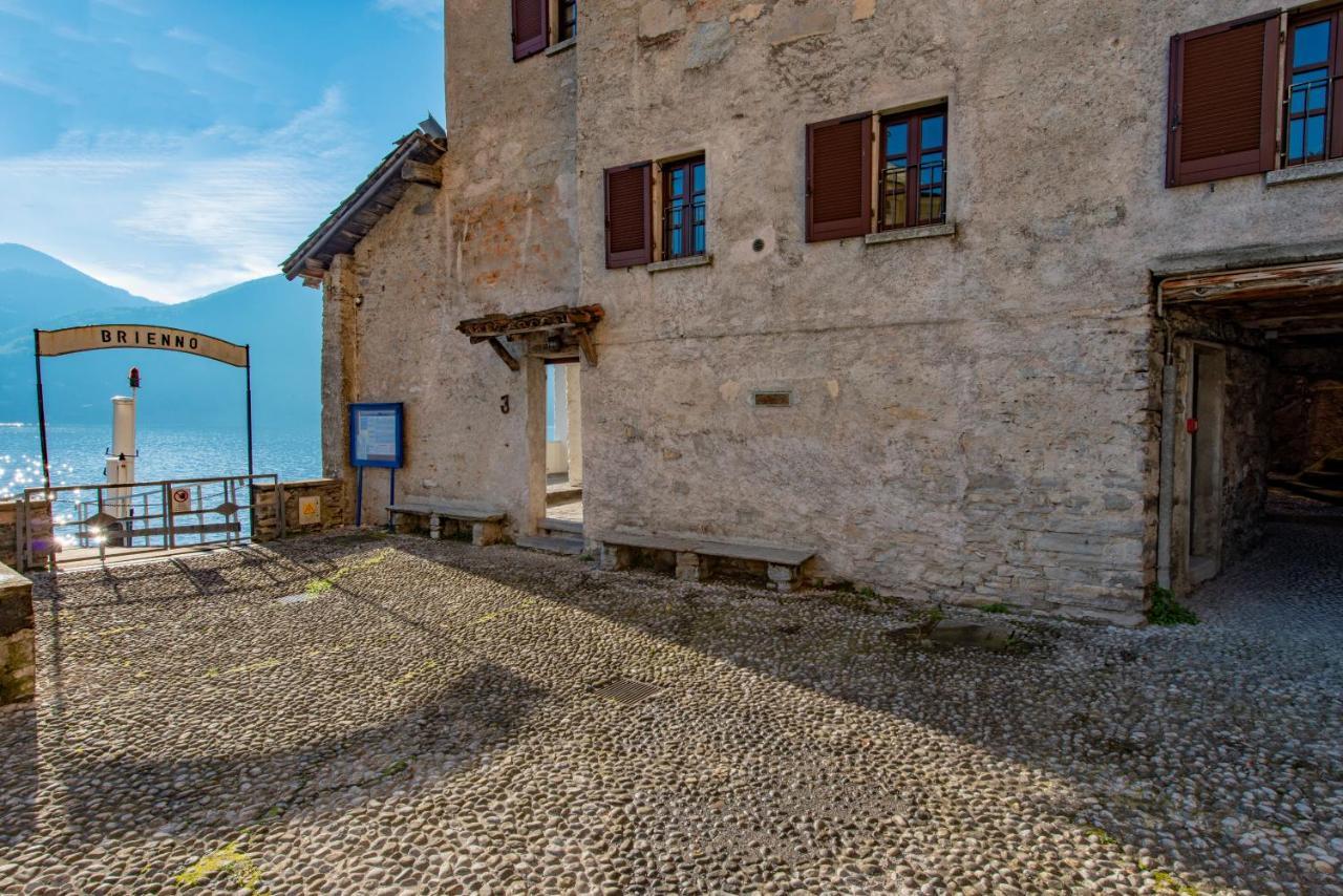 Villa La Filanda -Pieds Dans L'Eau On Lake Como- Brienno Extérieur photo